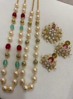 Swarovski Pearl & Nakshi Balls Designer Combo Set